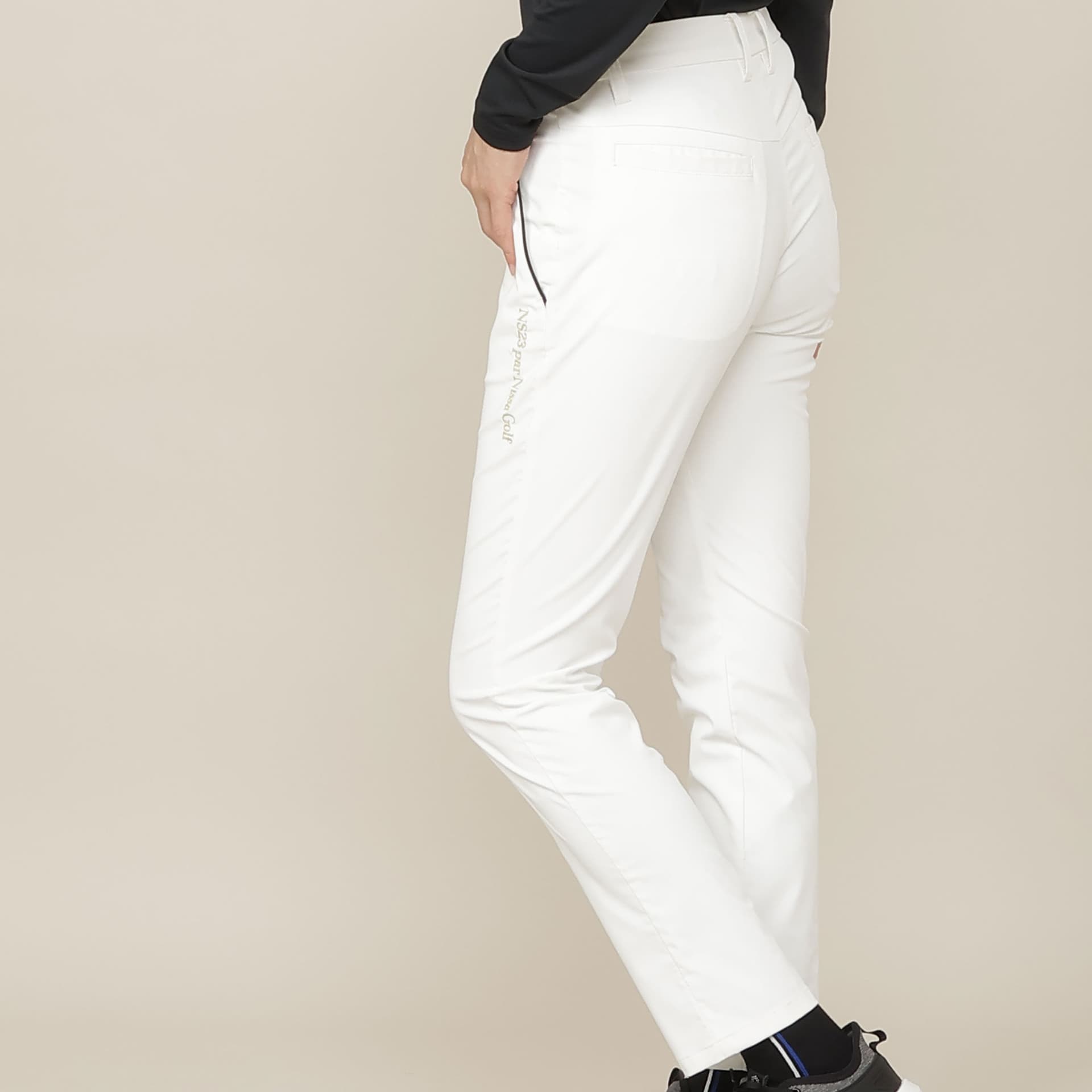 【Women's】【接触冷感/UVカット/遮熱素材/透け防】超フルダル遮熱パンツ