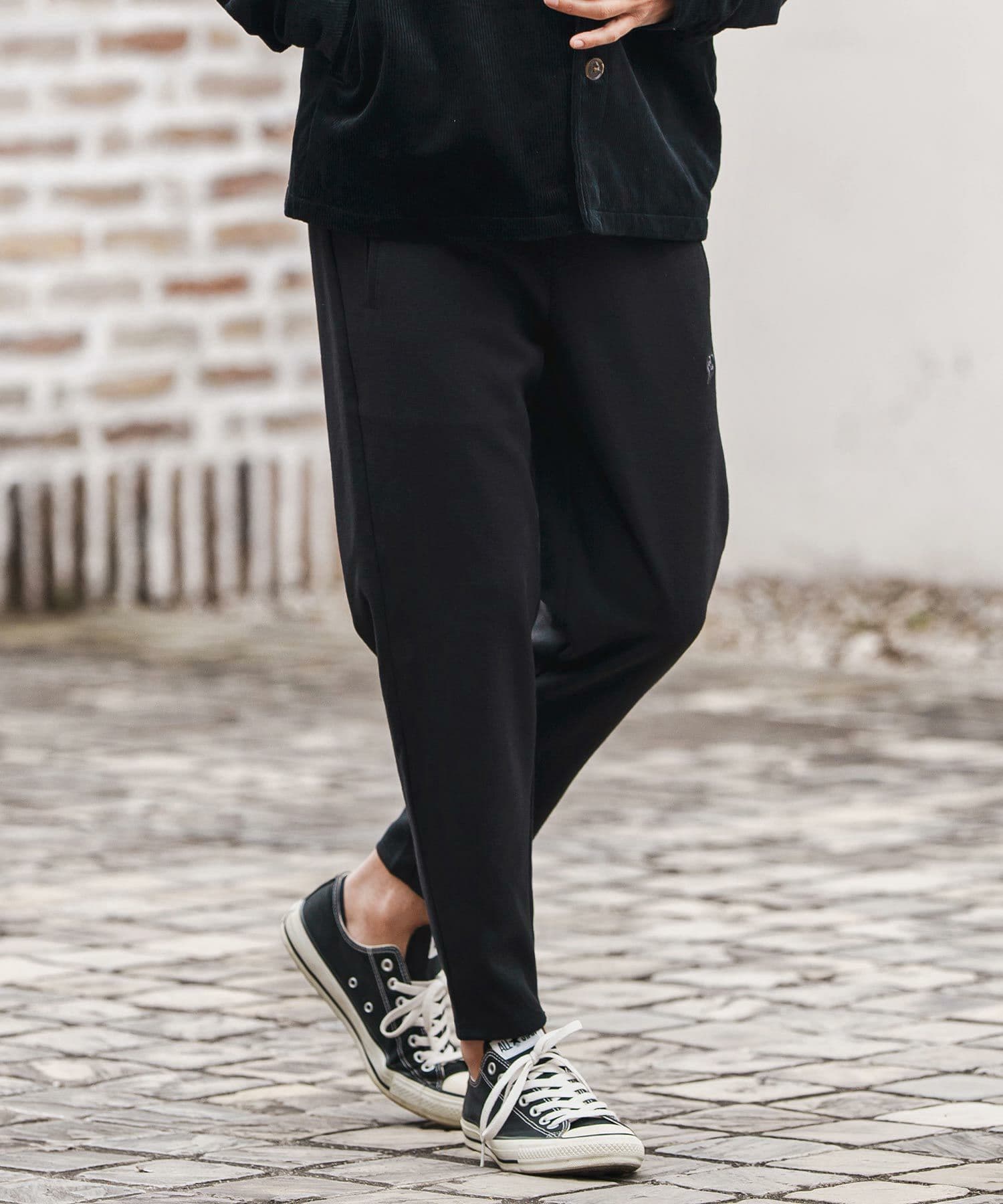 【Men's】テーパードスラックスパンツ