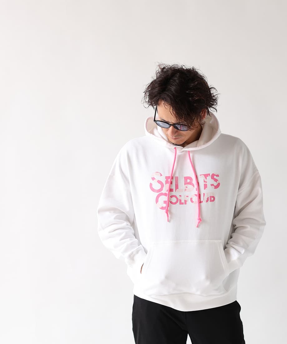 【Unisex】LOGO PINK CAMOUFLAGE PARKA ”white”