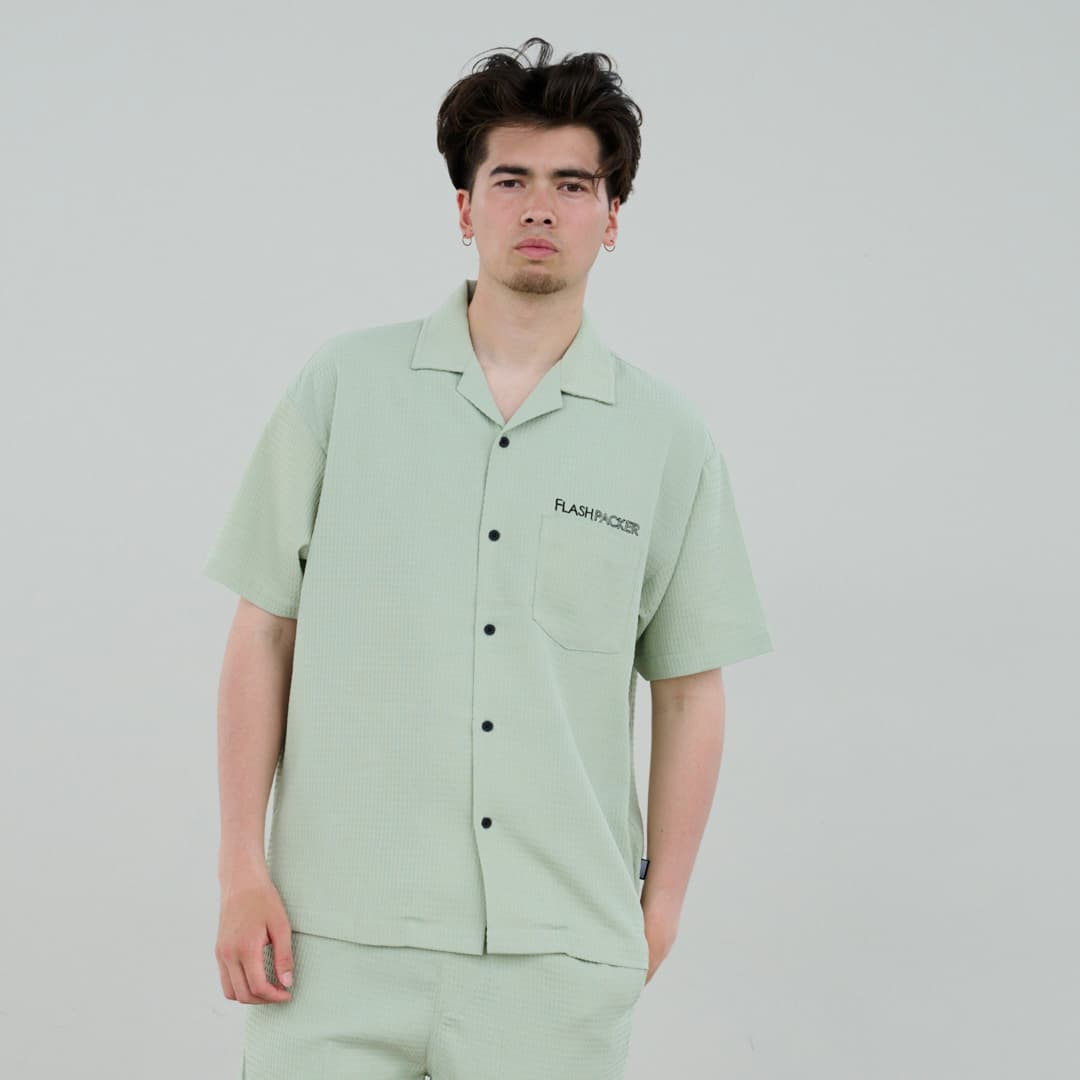 【Unisex】XW-SHIRTS(ワッフル・アロハシャツ)