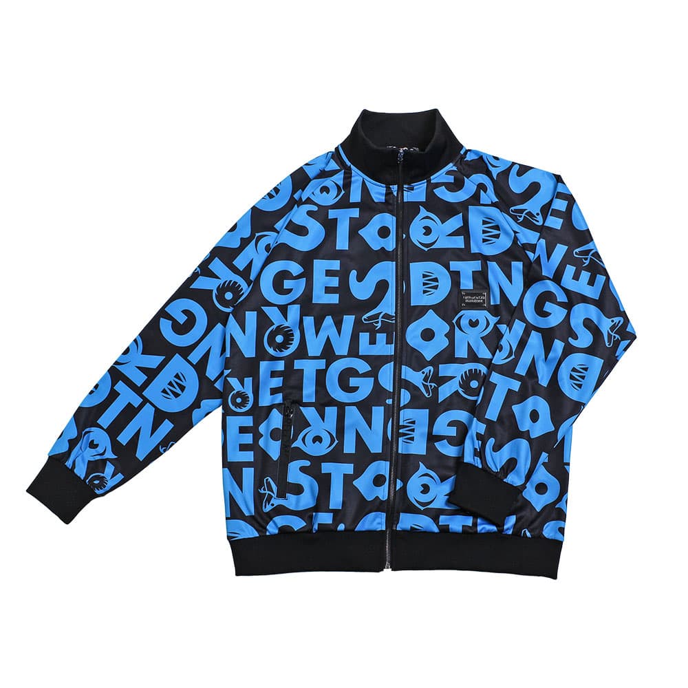 【Men's】総柄プリント トラックJK