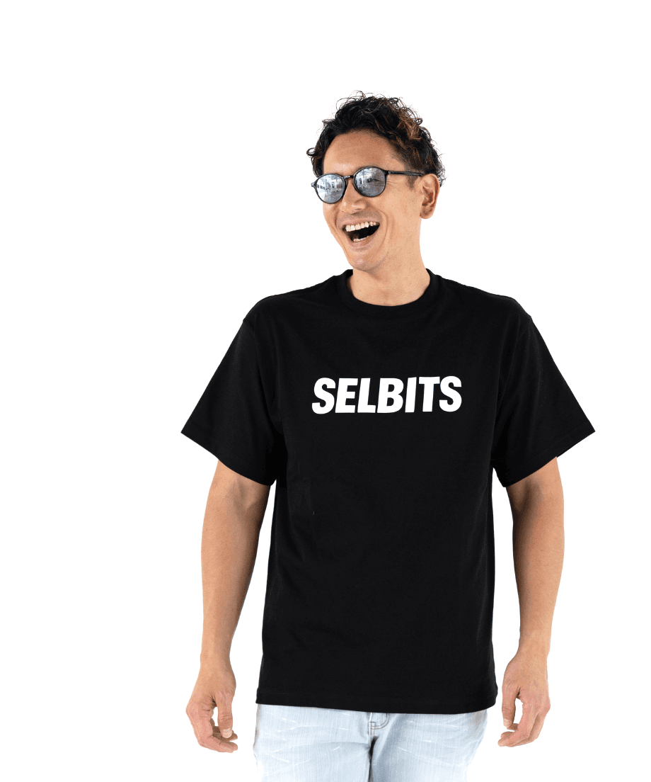 【Unisex】SELBITS LOGO TEE ”black”