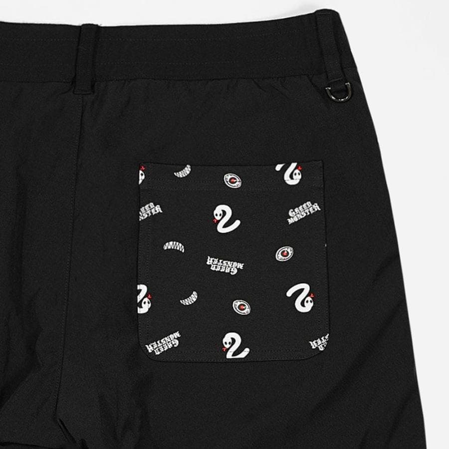 【Men's】素材切替 ハーフパンツ