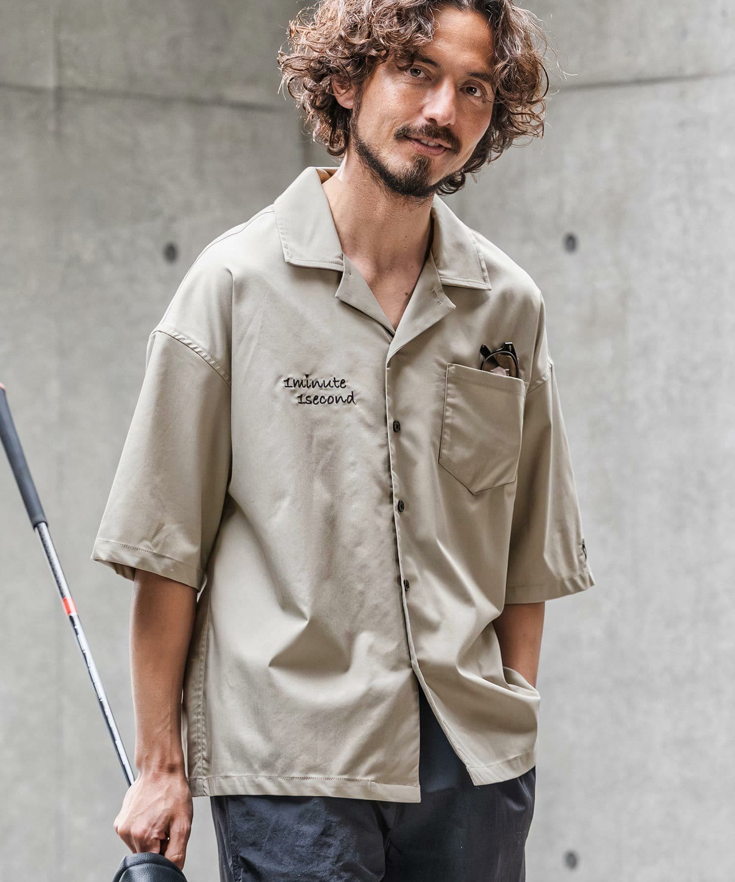 【Men's】オープンカラーシャツ