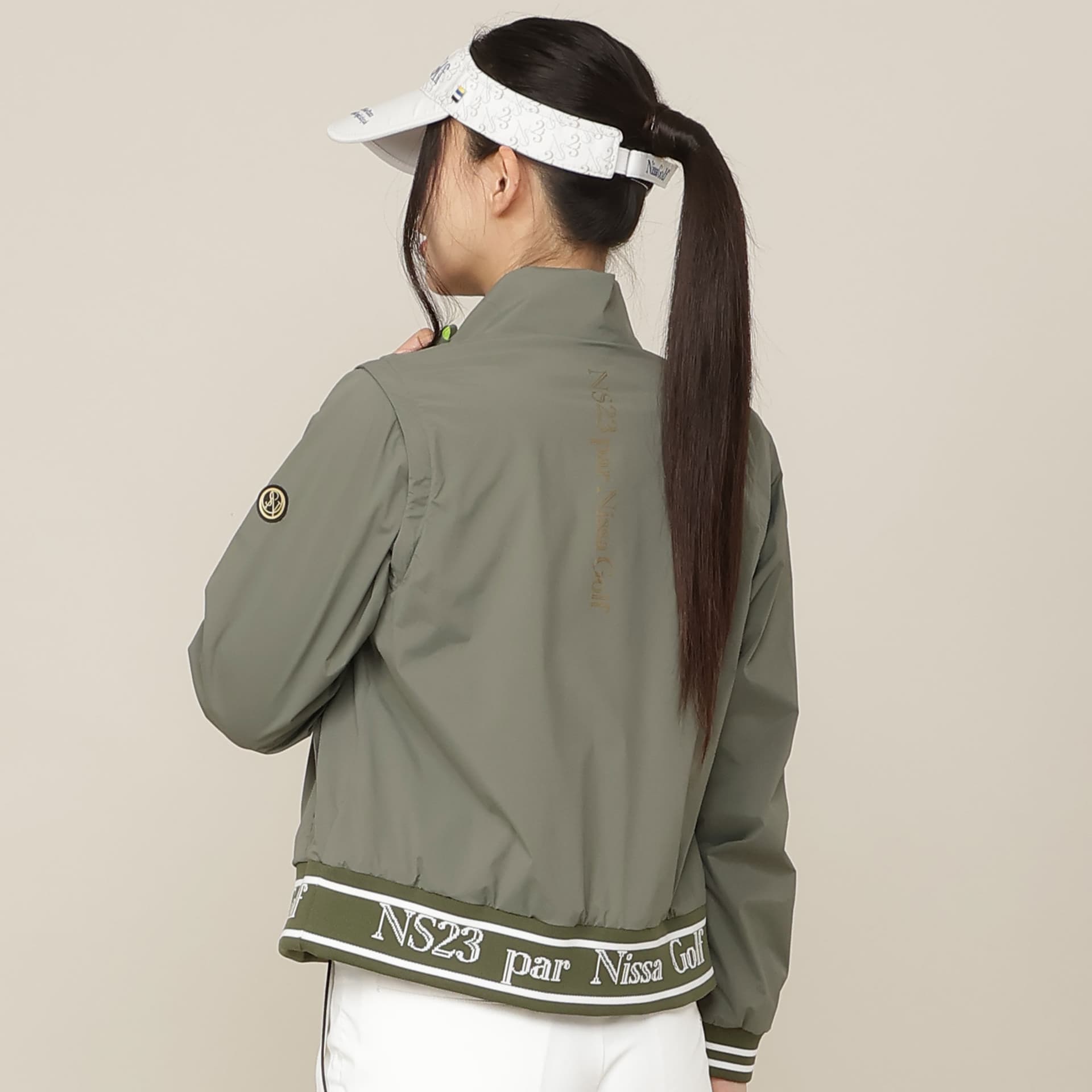 【Women's】【ストレッチ性/透湿・防水】2wayウインドプロテクター