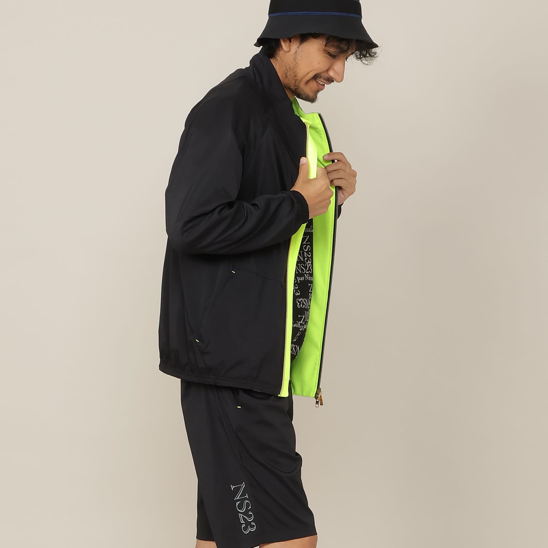 【Men's】【セットアップ対応】軽量ストレッチブルゾン