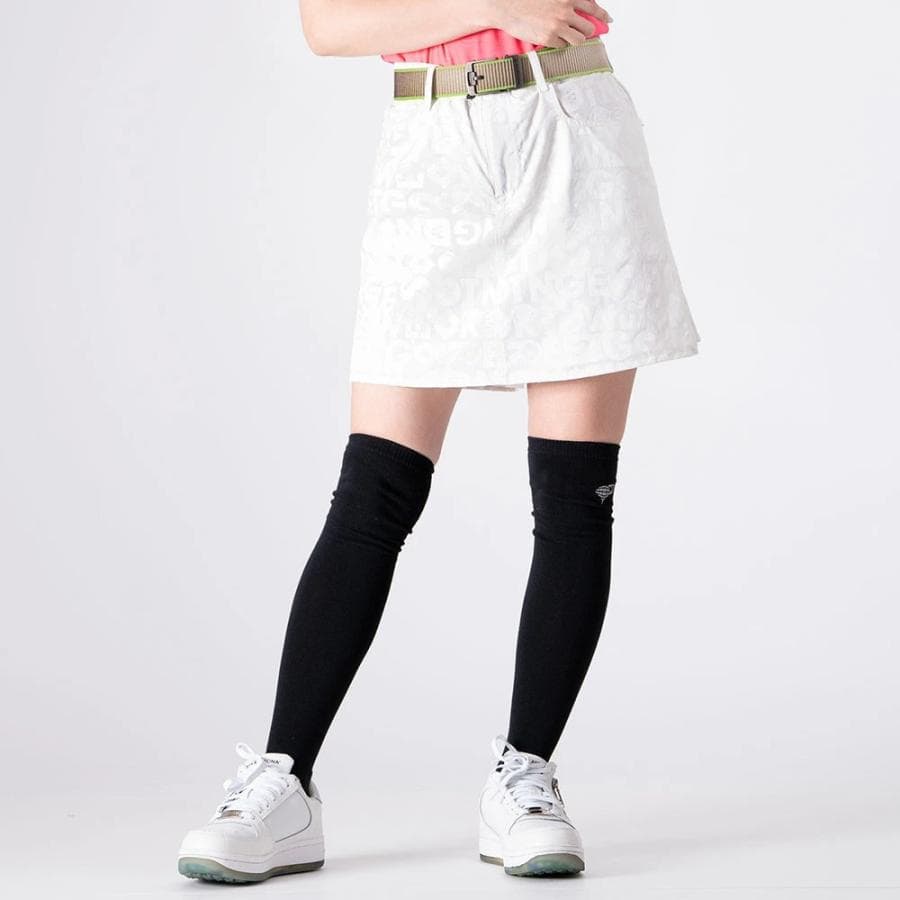 【Women's】パネルプリント スカートパンツ