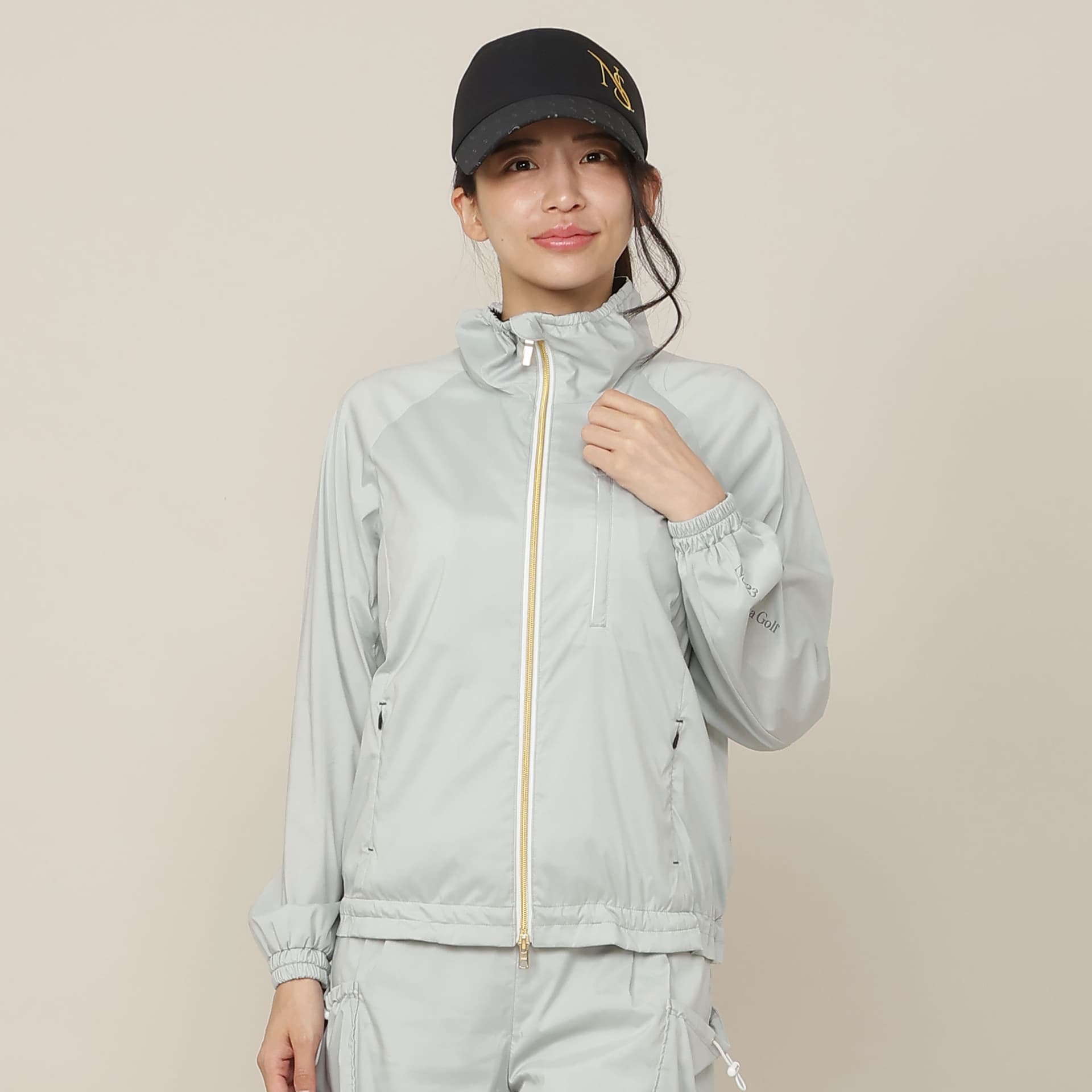 【Women's】【接触冷感/撥水性/セットアップ対応】軽量ストレッチブルゾン