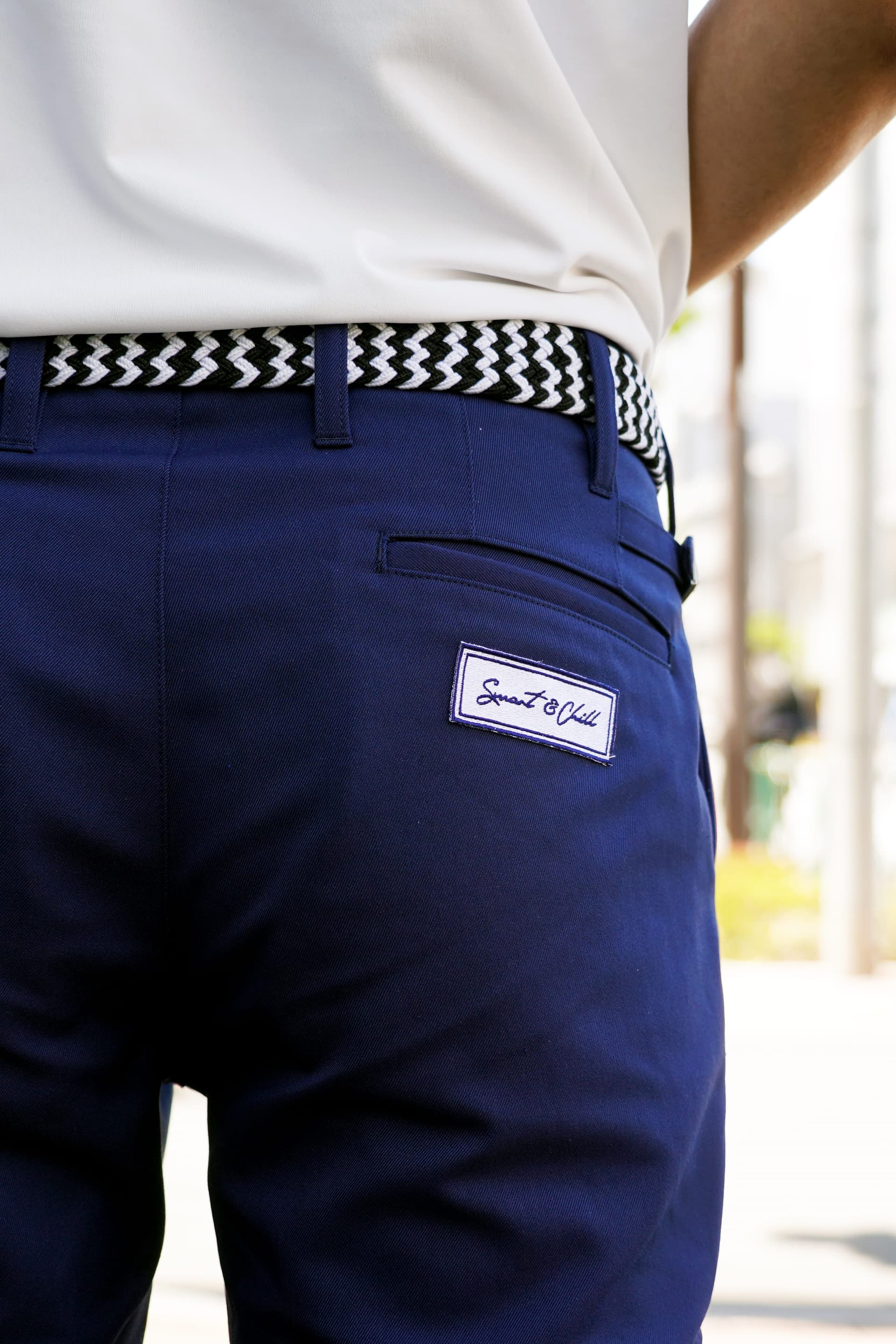 【Men's】テーパードロングパンツ