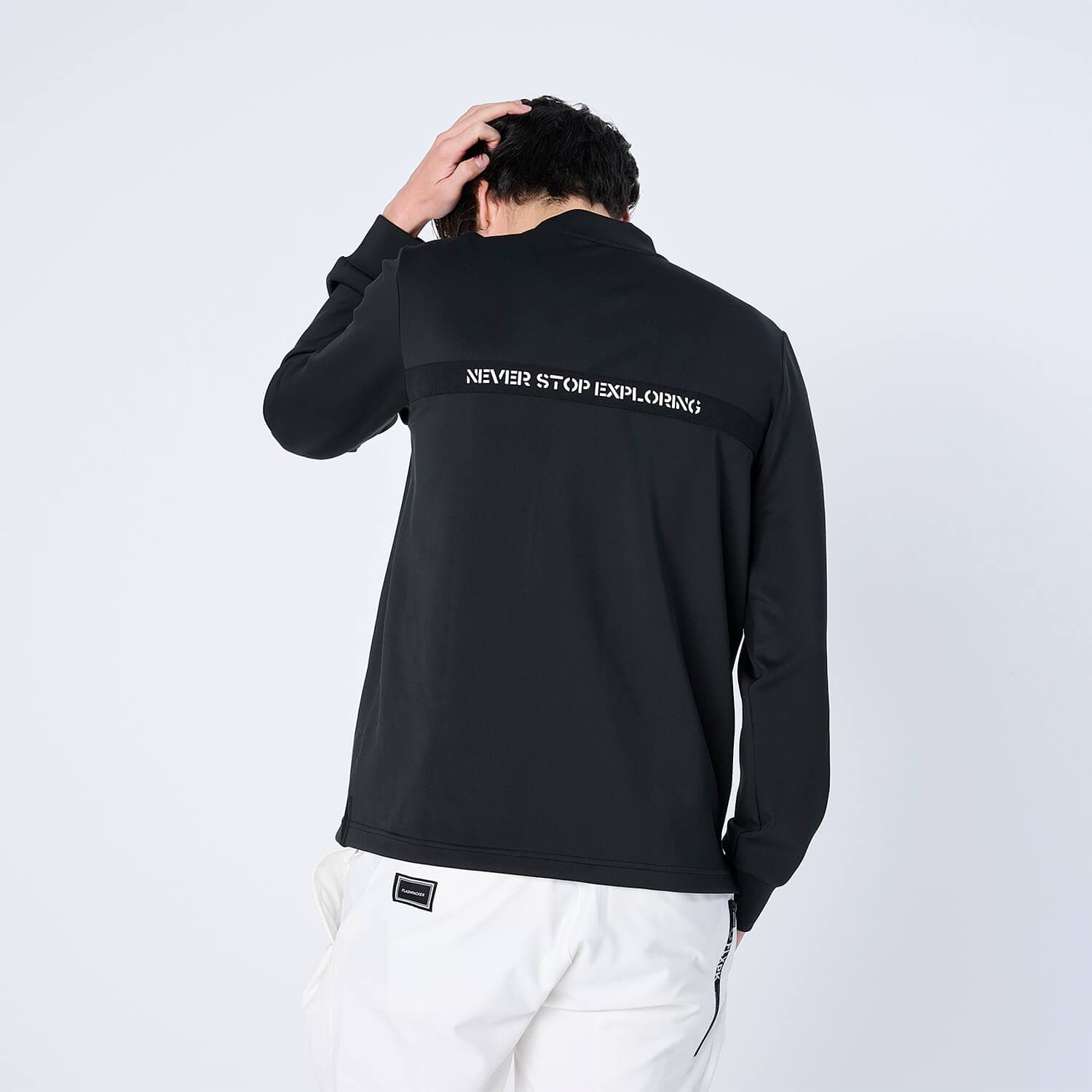 【Unisex】XLMK-PKT(ウルトラストレッチ モックネック ロングスリーブシャツ)
