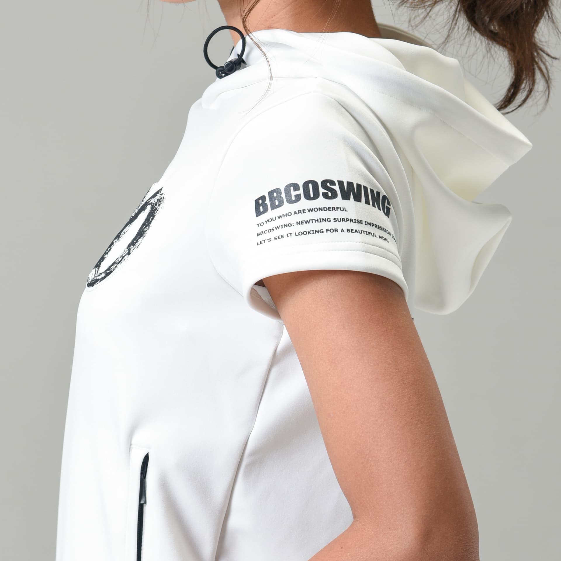 【Women's】半袖パーカー(2503)