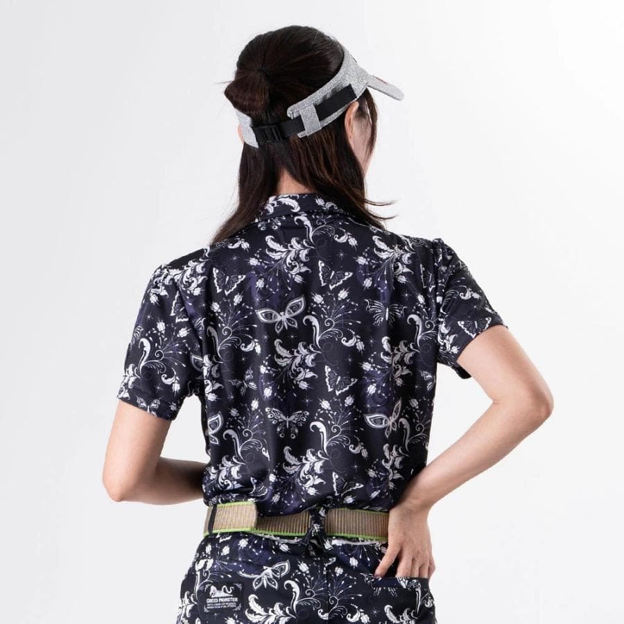 【Women's】バタフライパターン ポロ