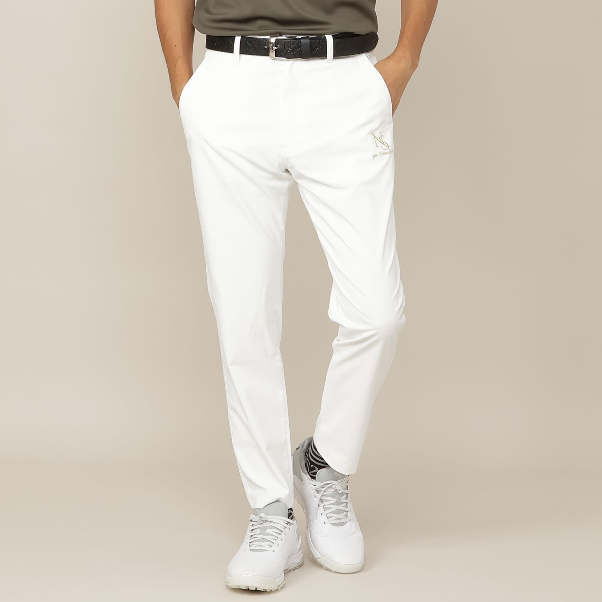 【Men's】【接触冷感/UVカット/透け防止】超フルダル遮熱パンツ