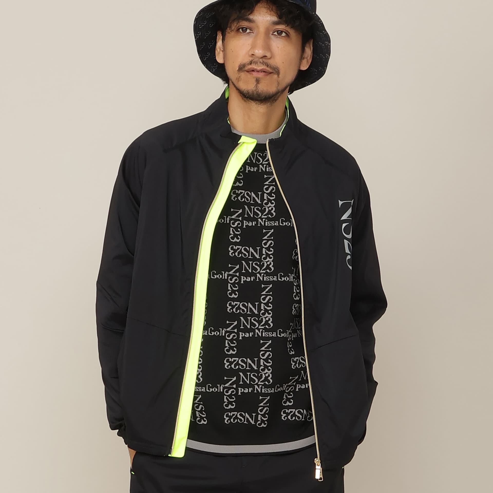 【Men's】【セットアップ対応】軽量ストレッチブルゾン