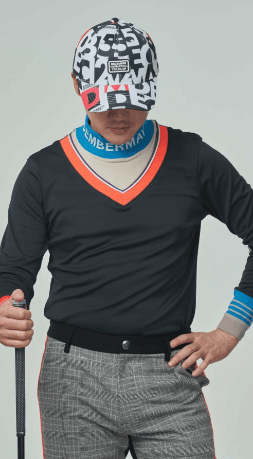 【Men's】レイヤードモックネック