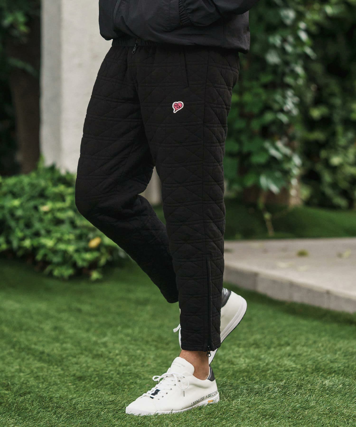 【Men's】キルティングサイドジップパンツ