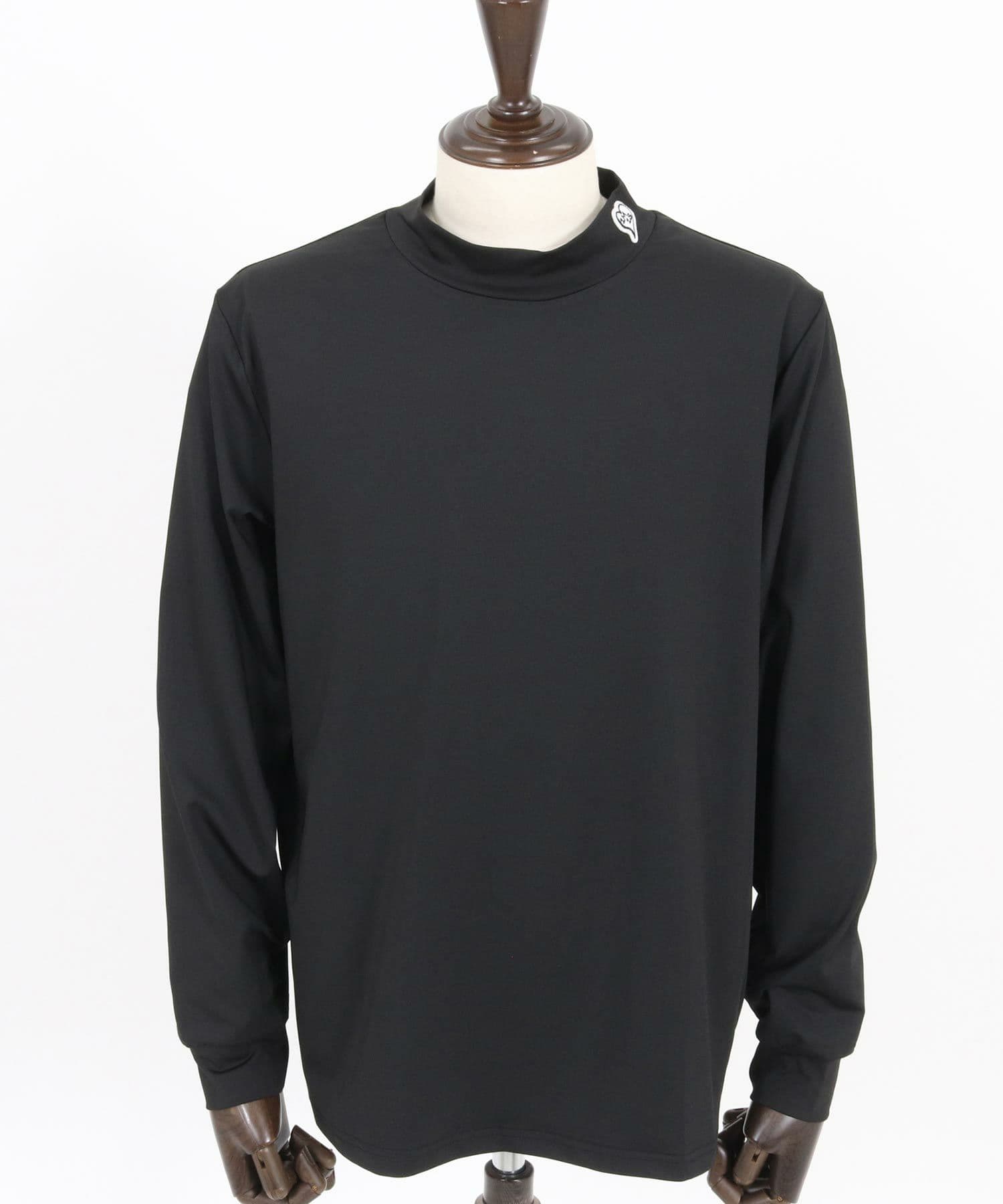 【Men's】長袖モックネックカットソー