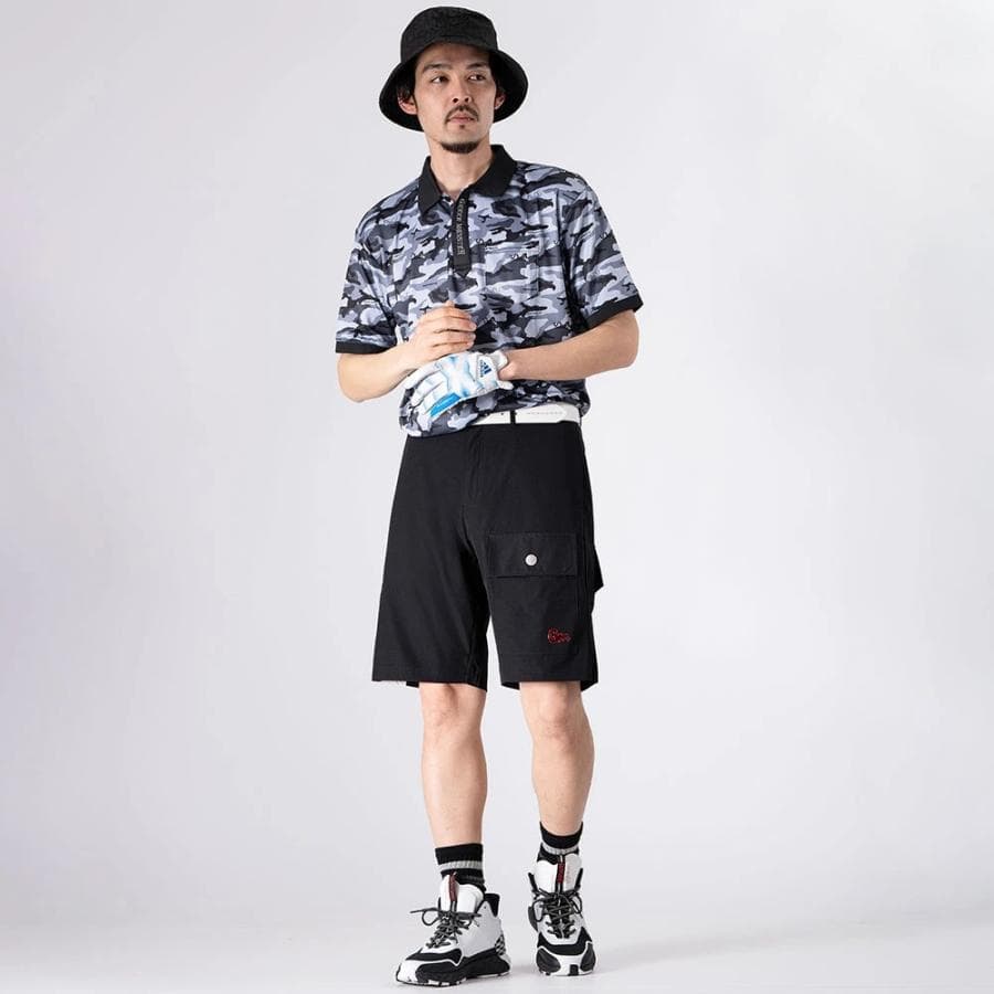 【Men's】アテラカモフラージュ メッシュポロ