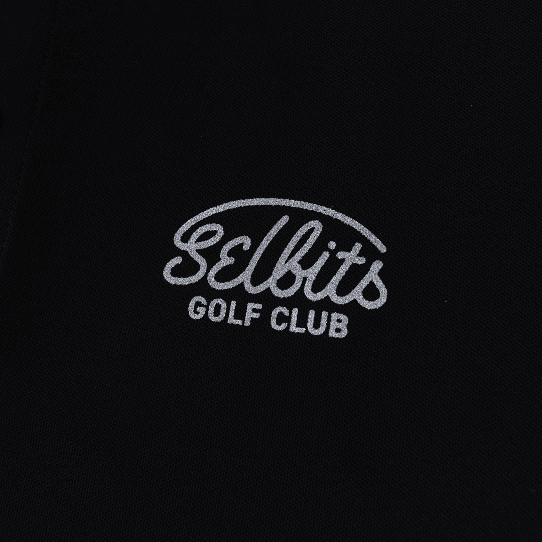 【Unisex】SELBITS GOLF CLUB LOGO Polo ”black”