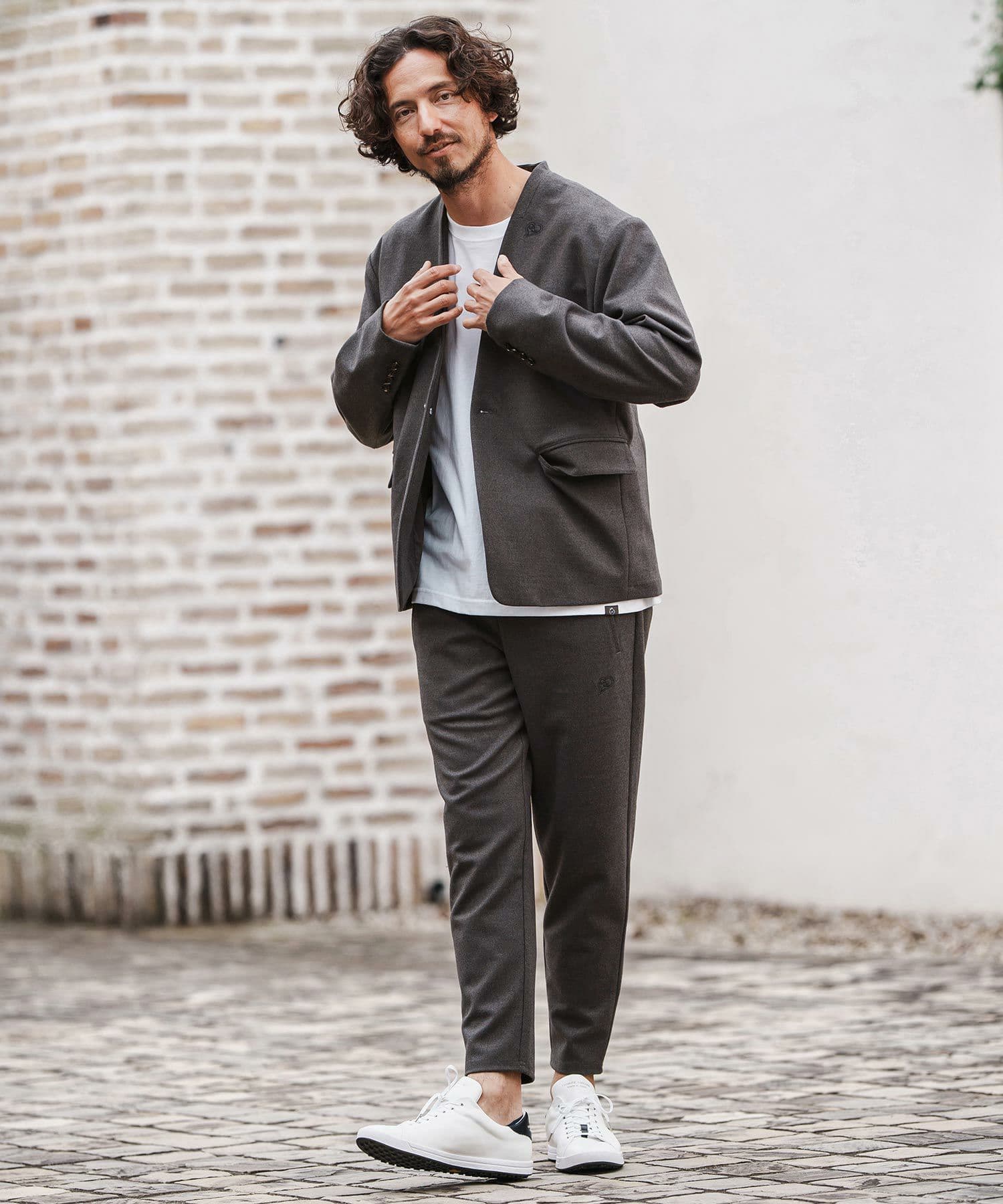 【Men's】ノーカラージャケット