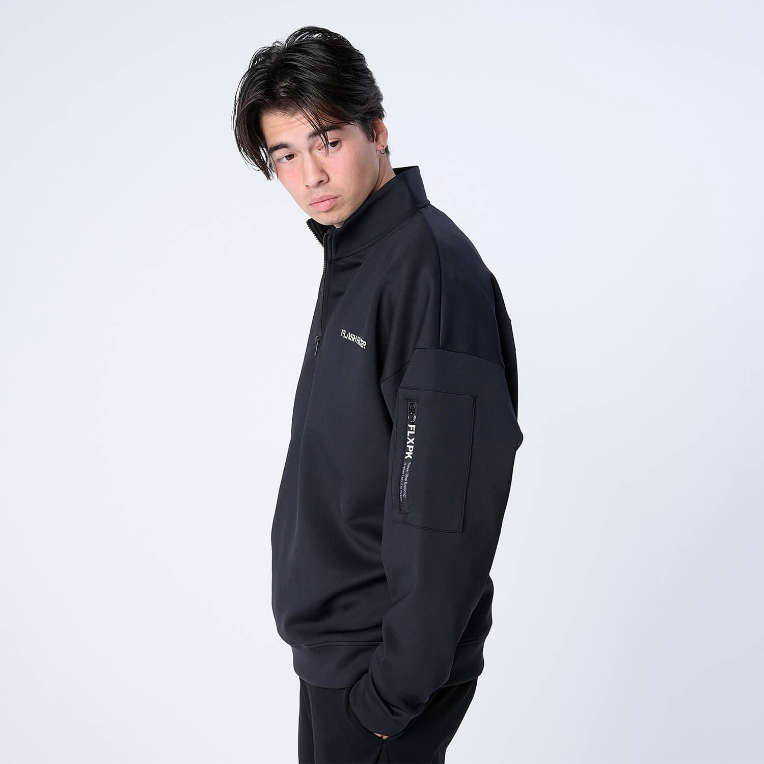 【Unisex】XP-AIR HALFZIP エアテンション® ハーフジップスウェット