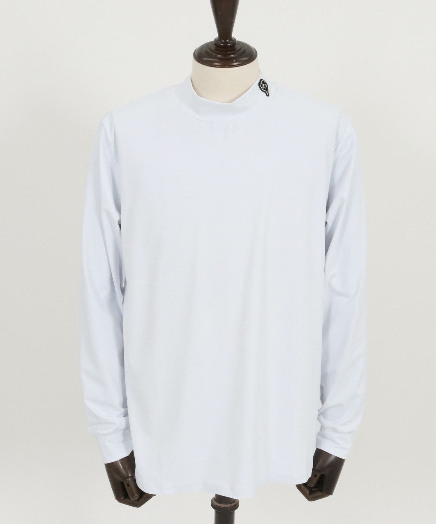 【Men's】長袖モックネックカットソー