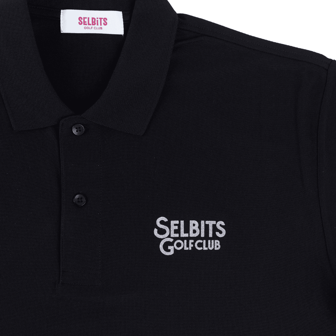 【Unisex】ROUND the UNIVERSE Polo ”black”