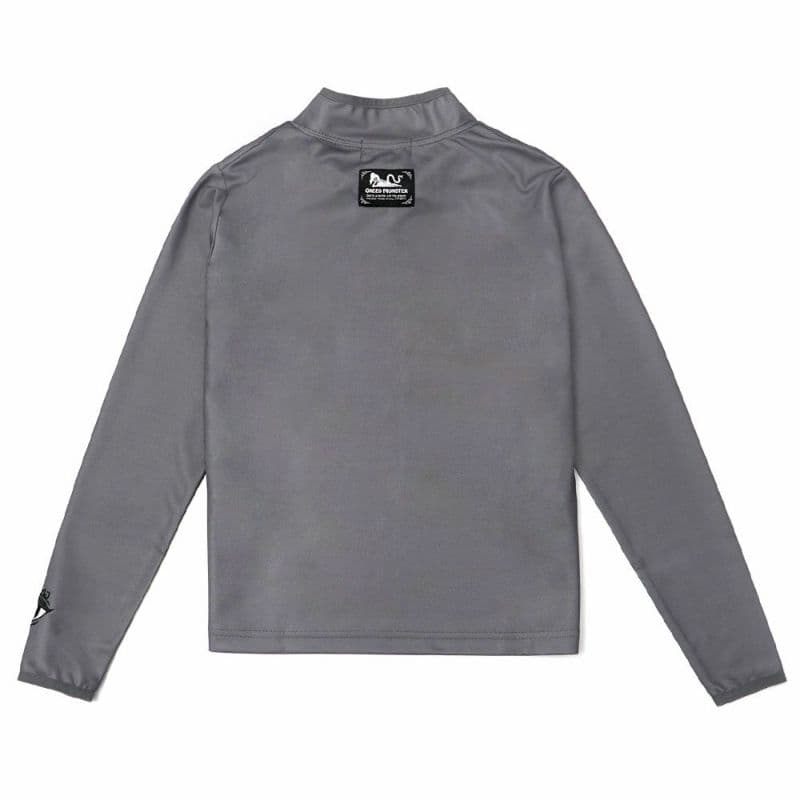 【Women's】レースパッチロゴ モック長袖CU