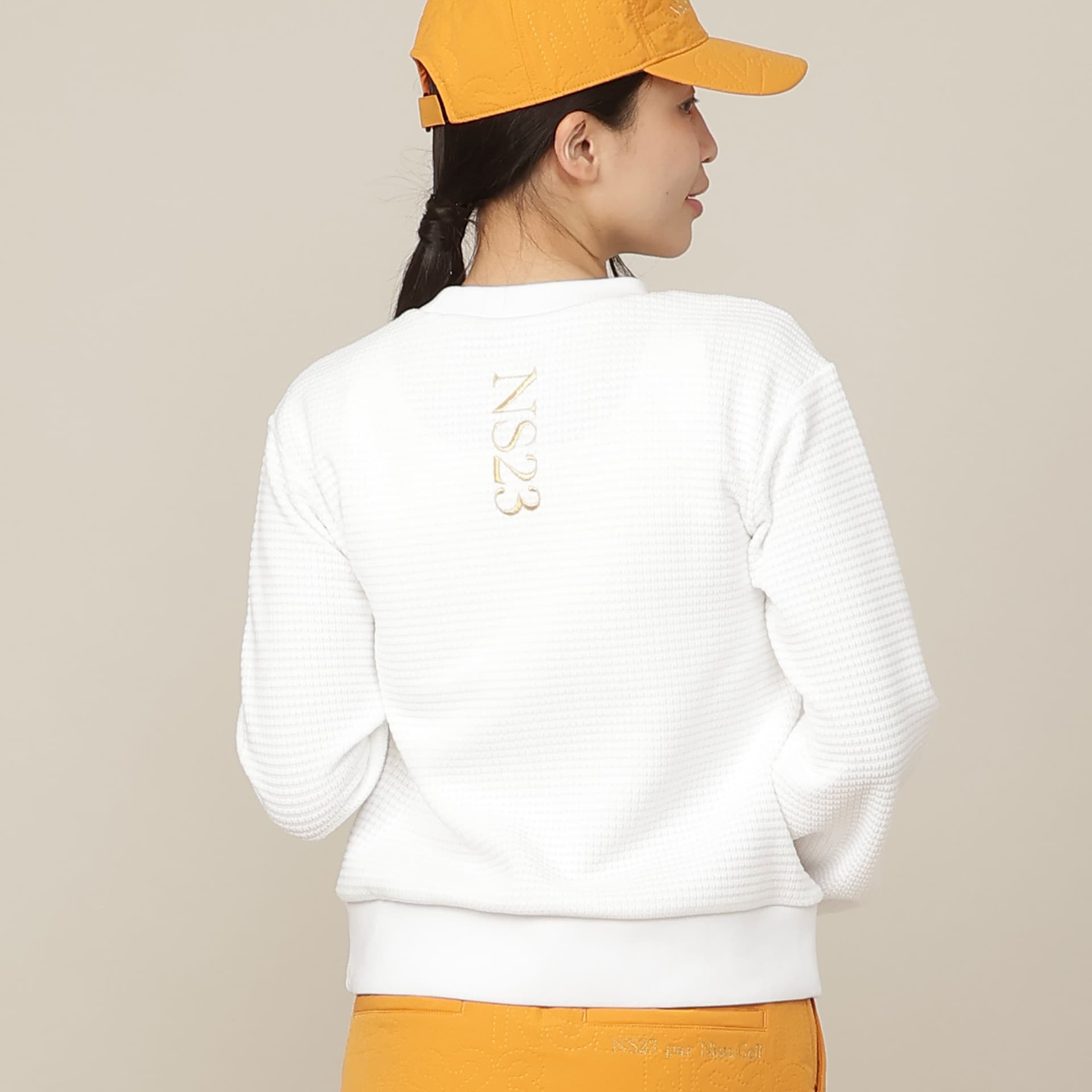 【Women's】ニット風Wフェイスプルオーバー