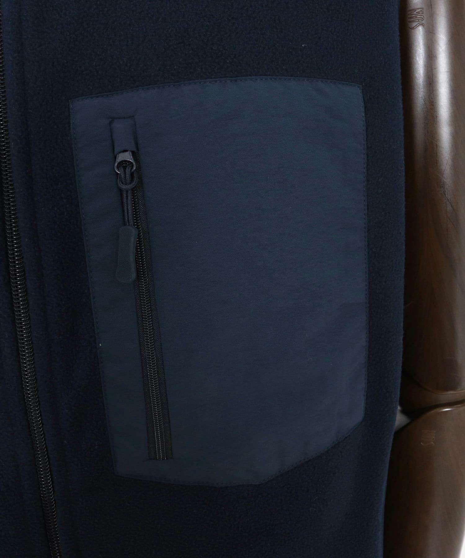 【Men's】フリースジップベスト