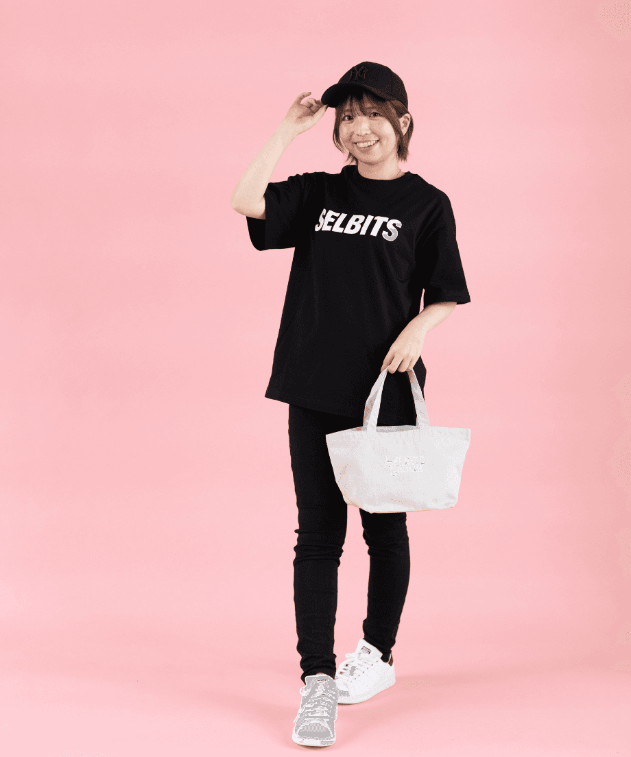 【Unisex】SELBITS LOGO TEE ”black”