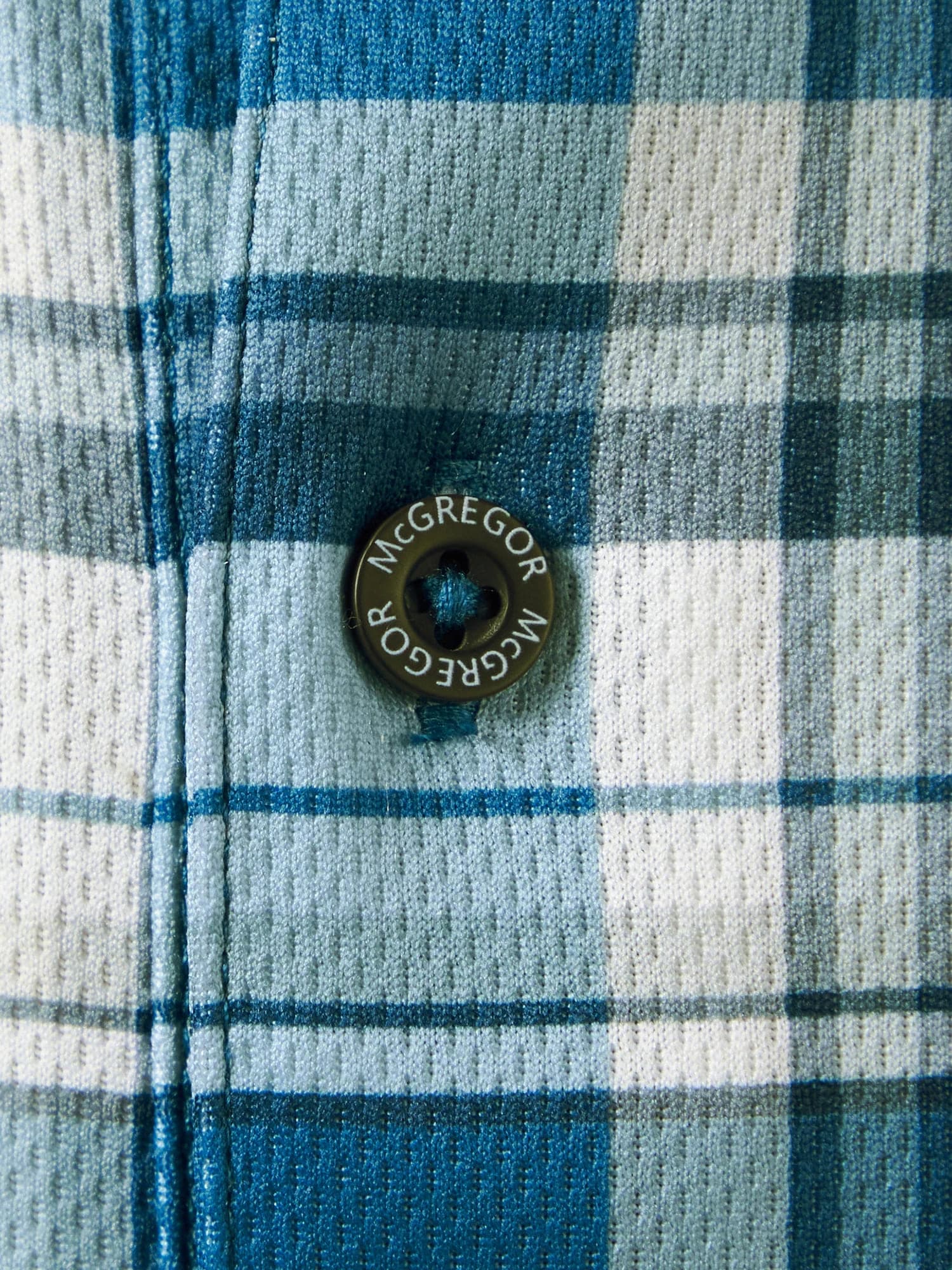 【Men's】チェックプリントポロ