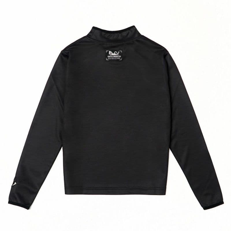 【Women's】レースパッチロゴ モック長袖CU