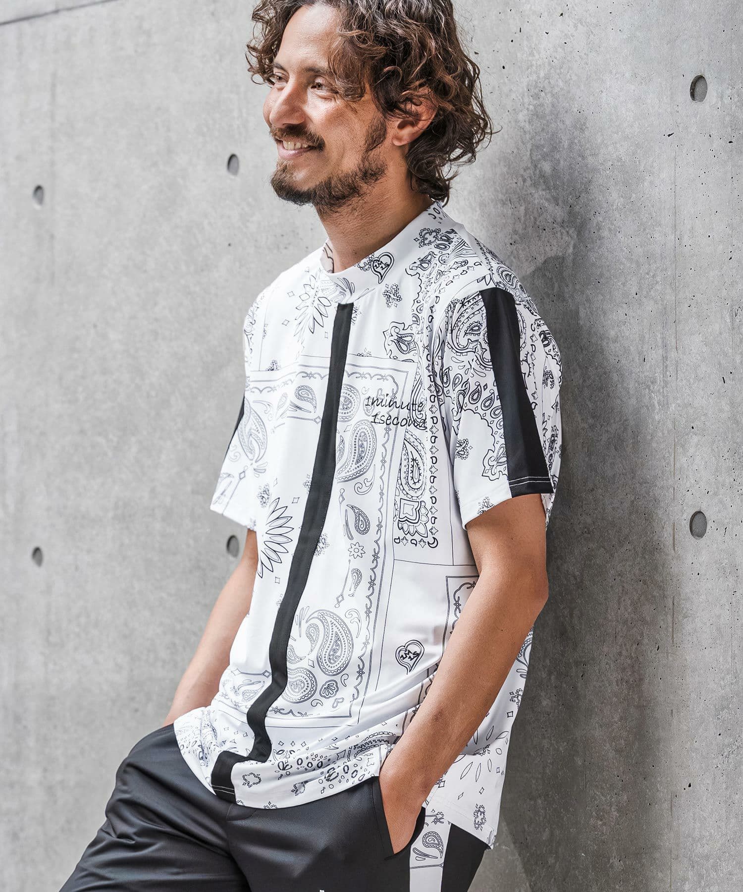 【Men's】モックネックカットソー