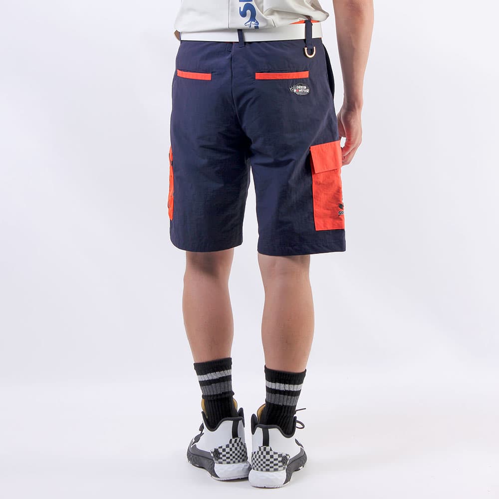 【Men's】カラーポケット ハーフパンツ