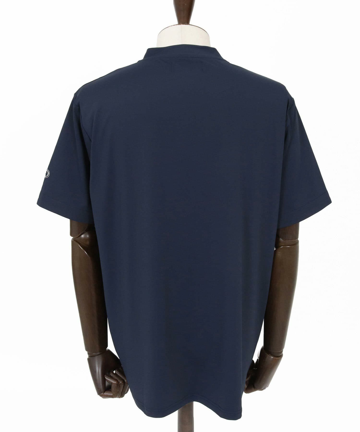 【Men's】ノーカラーポロシャツ