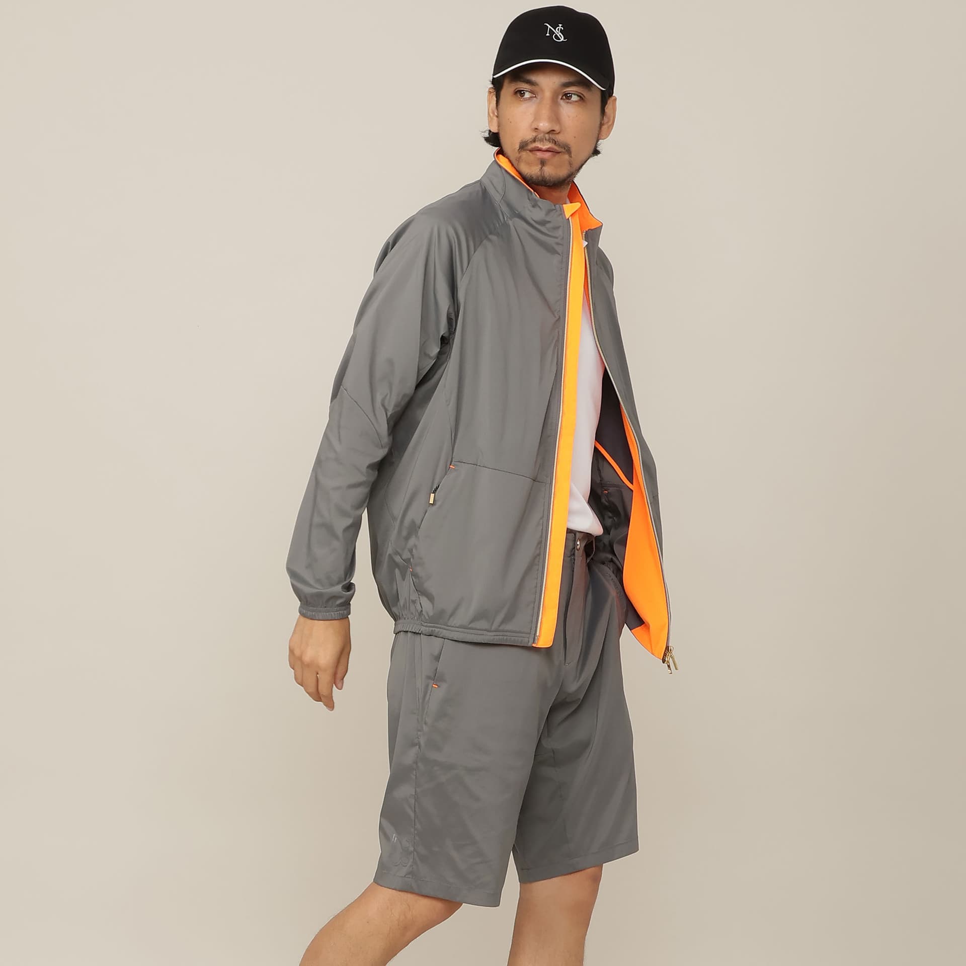 【Men's】【セットアップ対応】軽量ストレッチブルゾン
