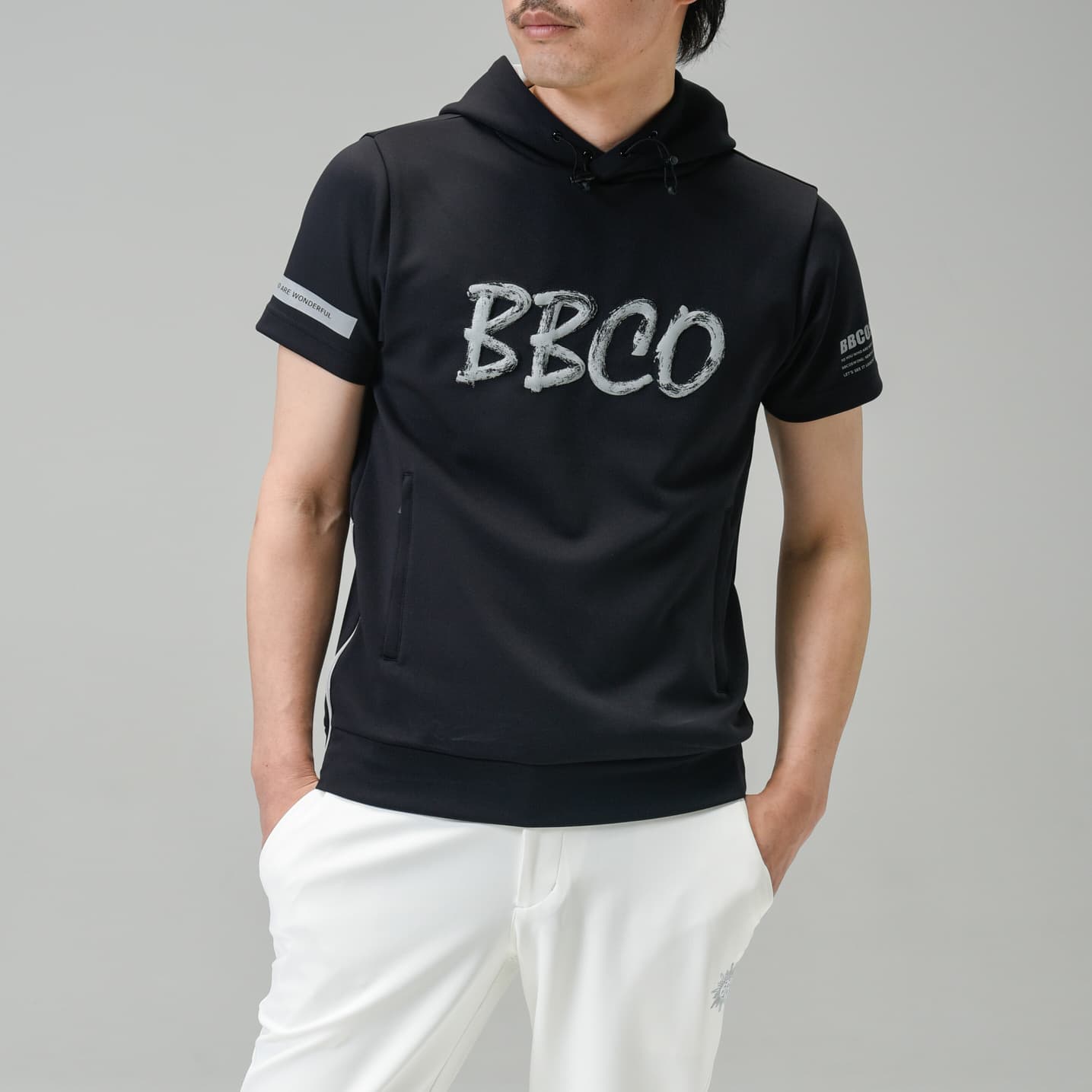 【Men's】半袖パーカー(2503)