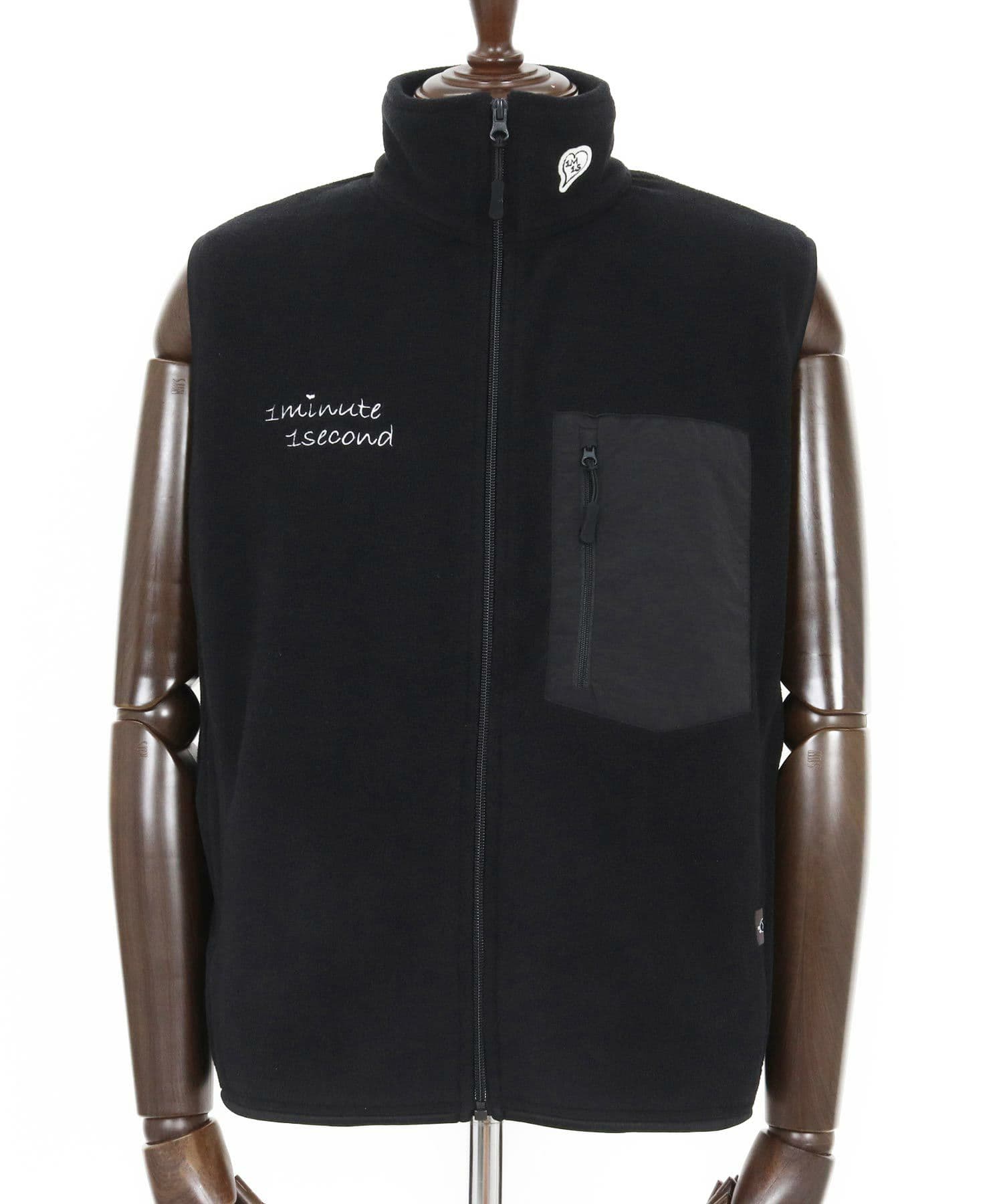 【Men's】フリースジップベスト