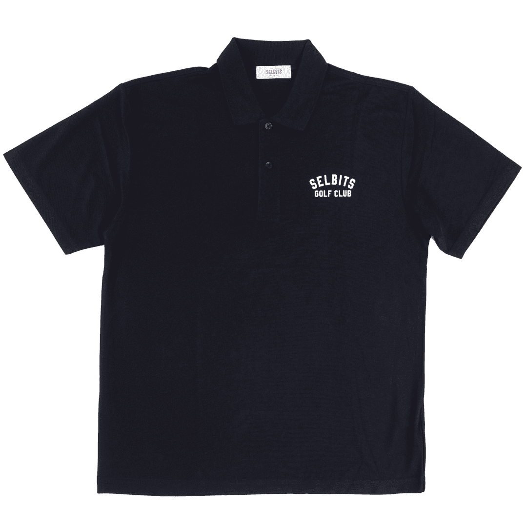 【Unisex】ROUND the UNIVERSE Polo ”black”