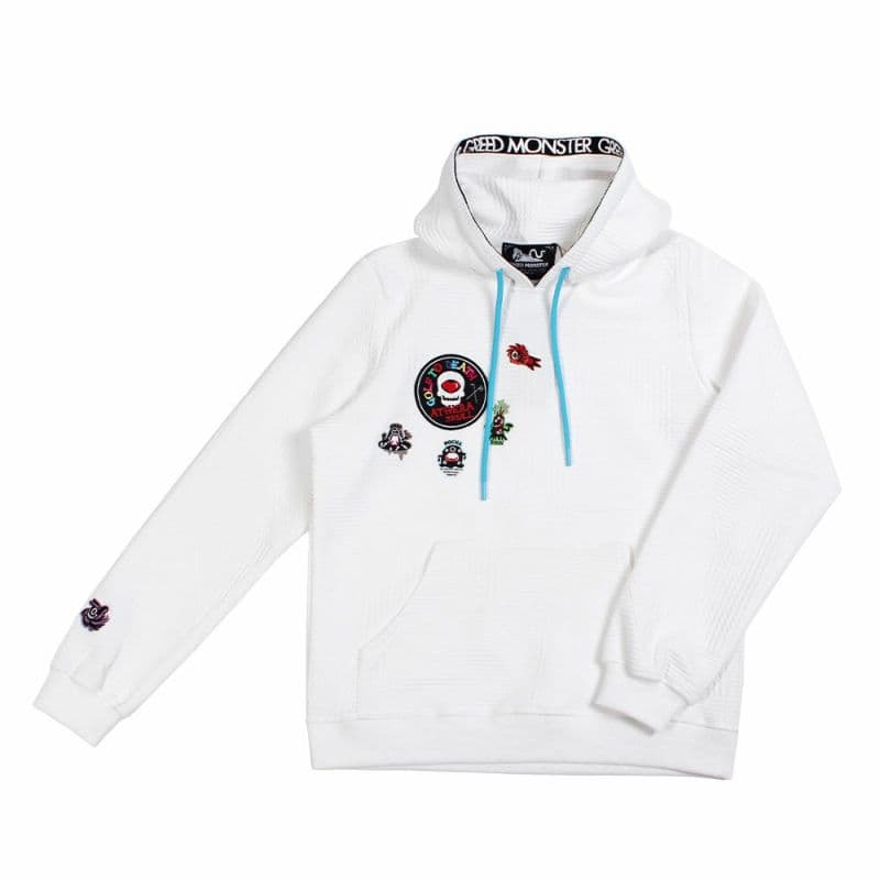 【Women's】ジャガード ロゴテーププルパーカー