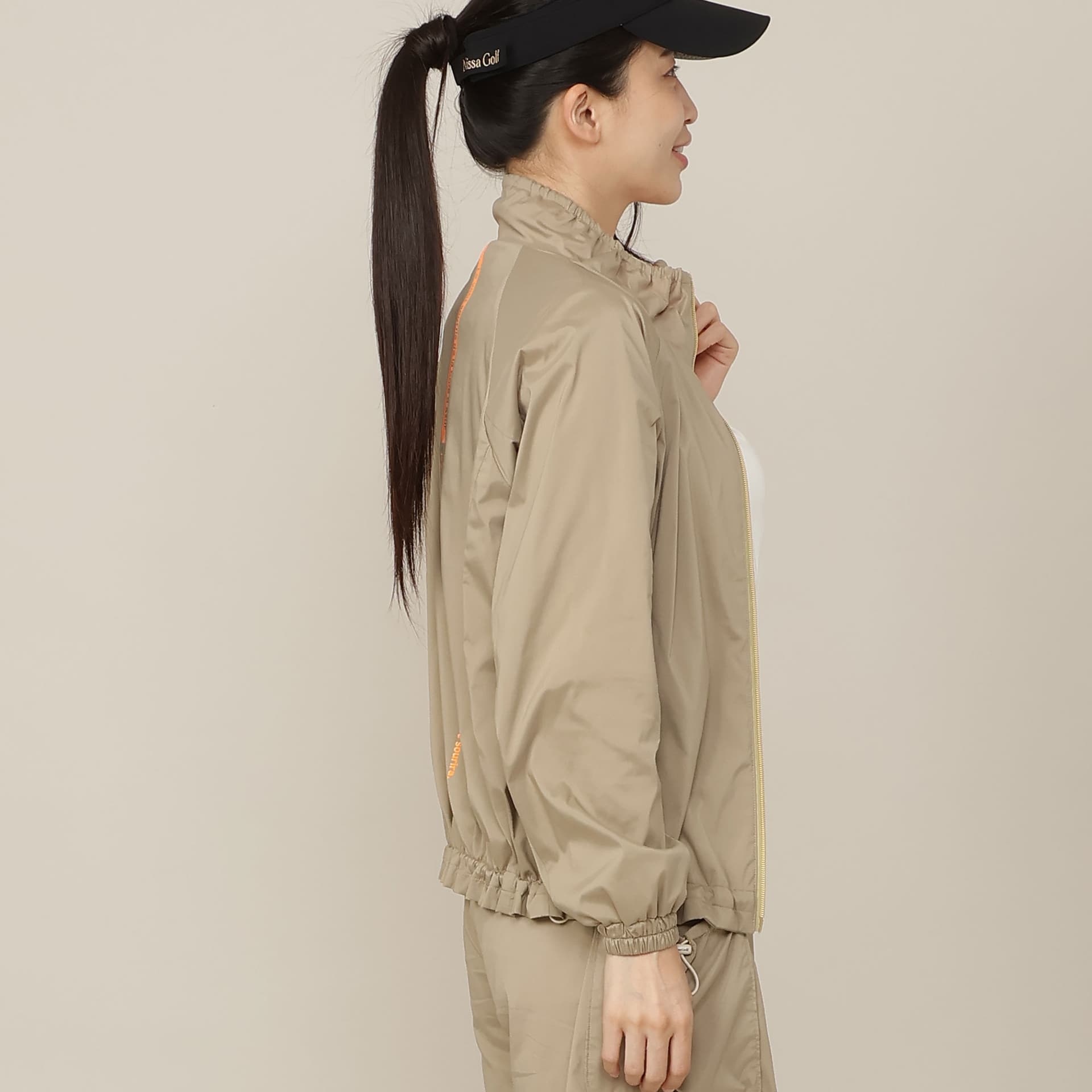 【Women's】【接触冷感/撥水性/セットアップ対応】軽量ストレッチブルゾン