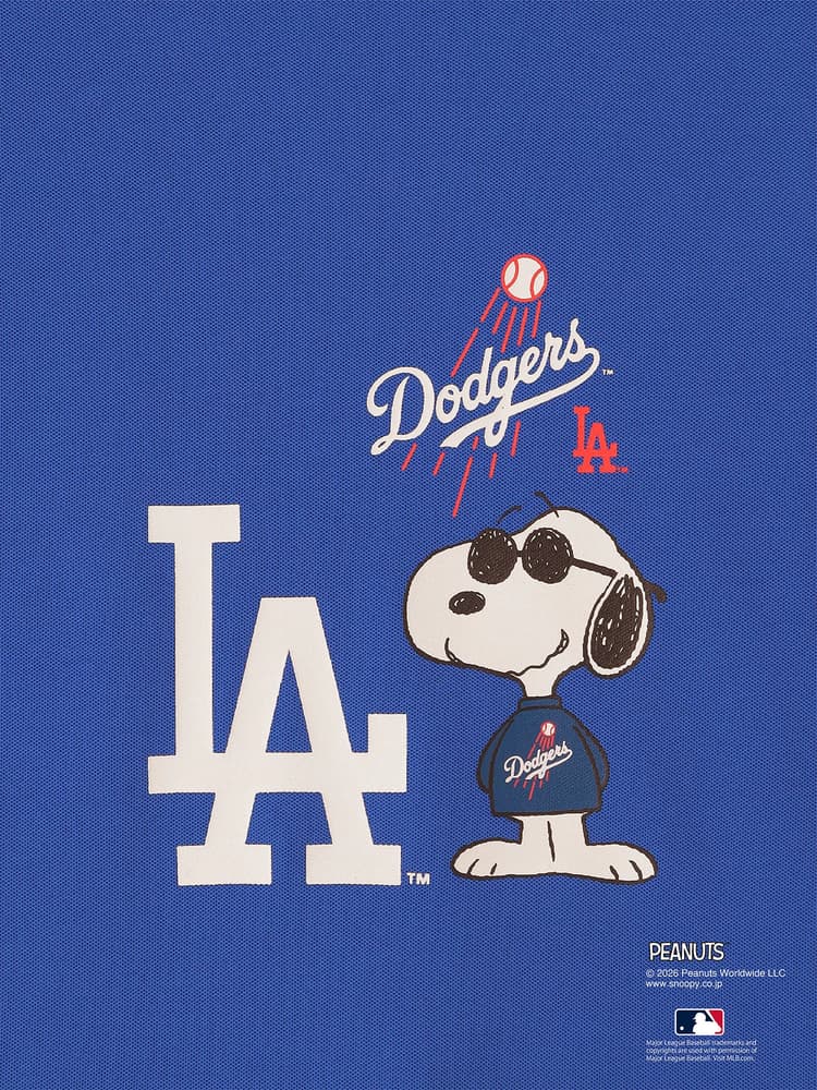 【Men's】【PEANUTS×MLB】コラボモックネックTシャツ