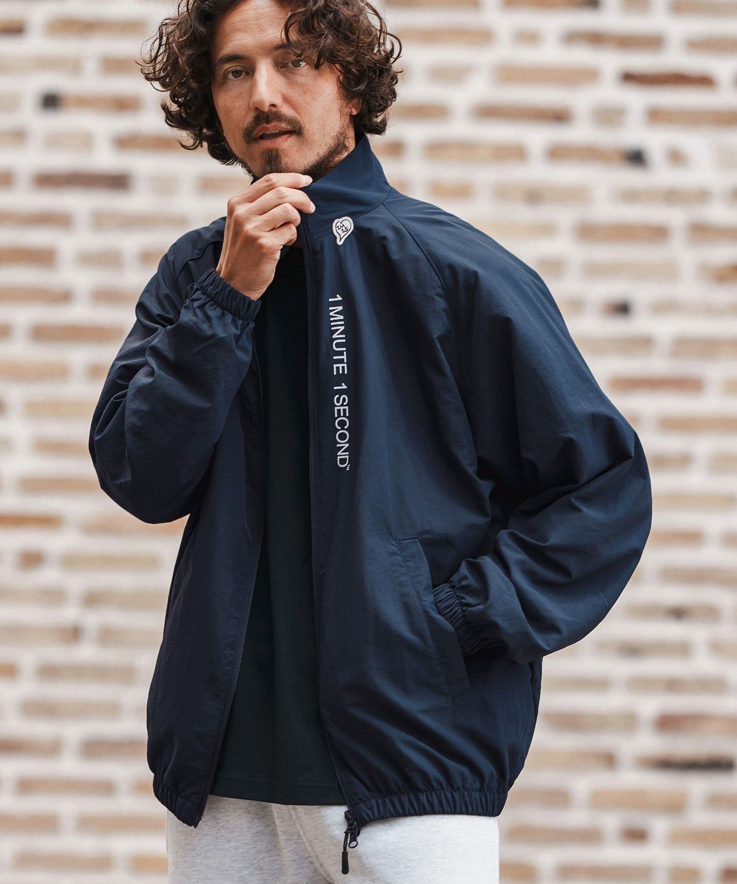 【Men's】ナイロンスタンドカラージャケット