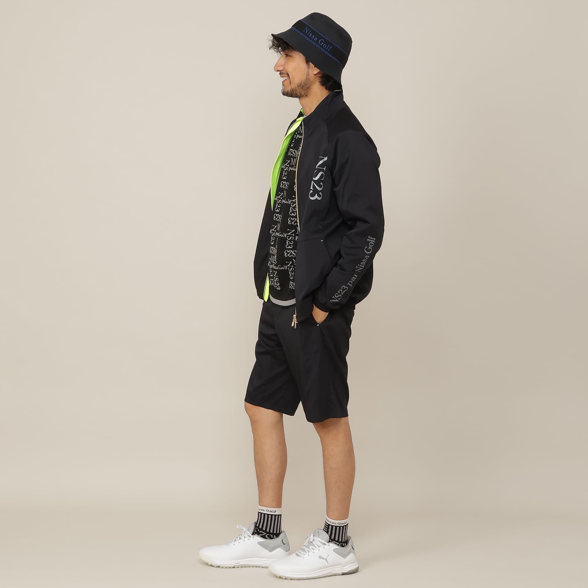 【Men's】【セットアップ対応】軽量ストレッチブルゾン