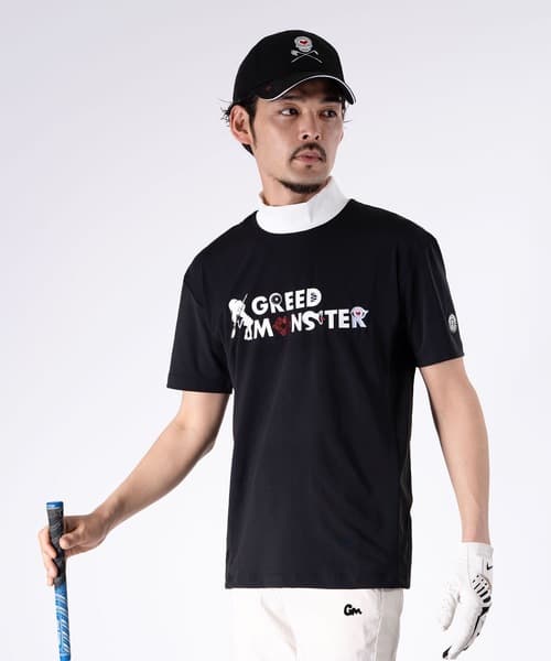 【Men's】マルチパターンロゴ モックT