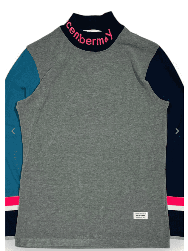 【Men's】長袖モックネック