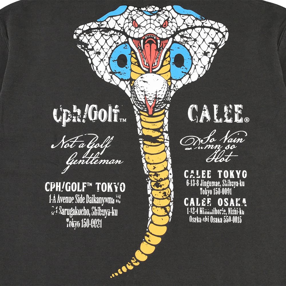 【Men's】CALEE x Cph/Golf HENRY NECK COBRA TEE