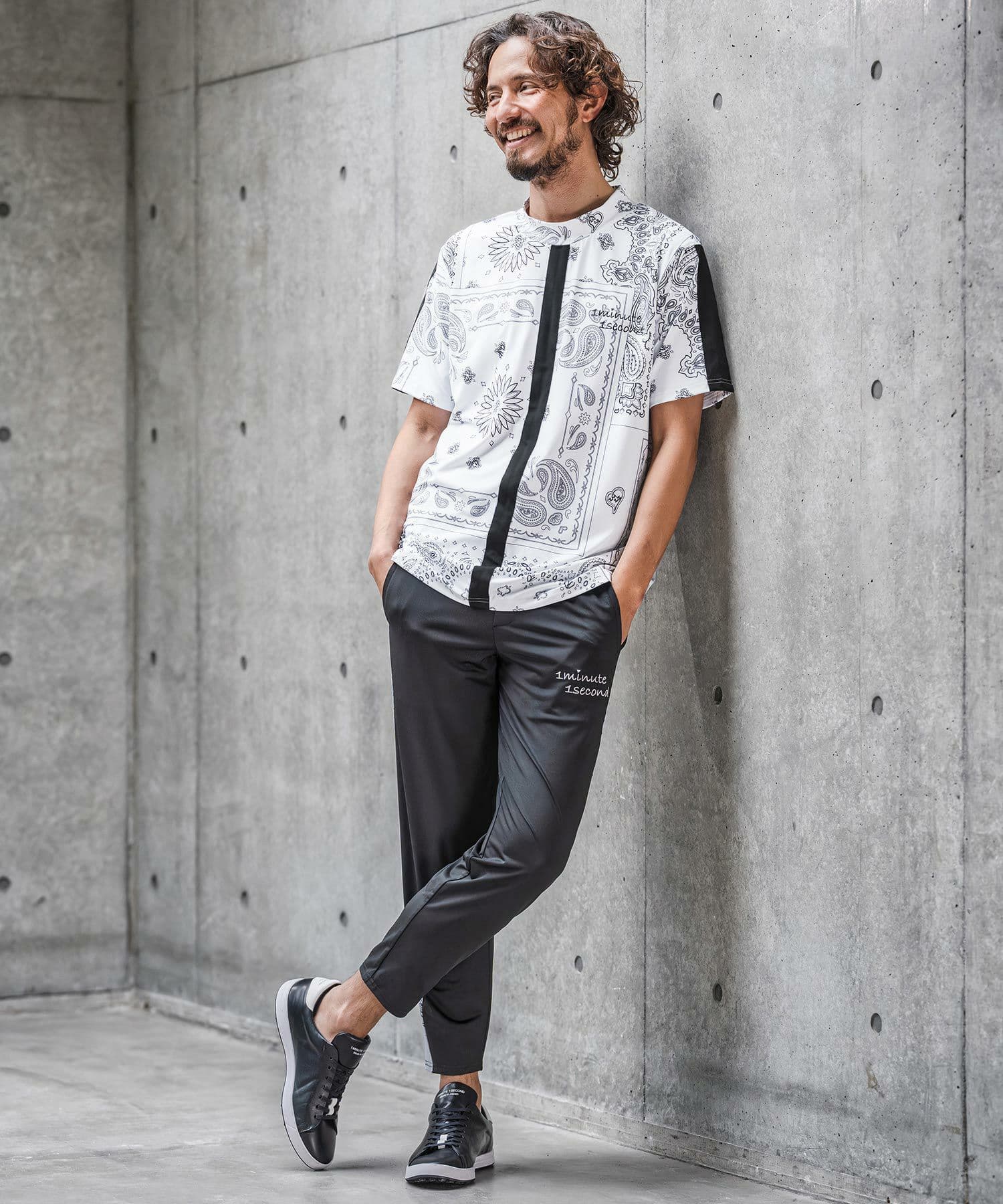 【Men's】モックネックカットソー