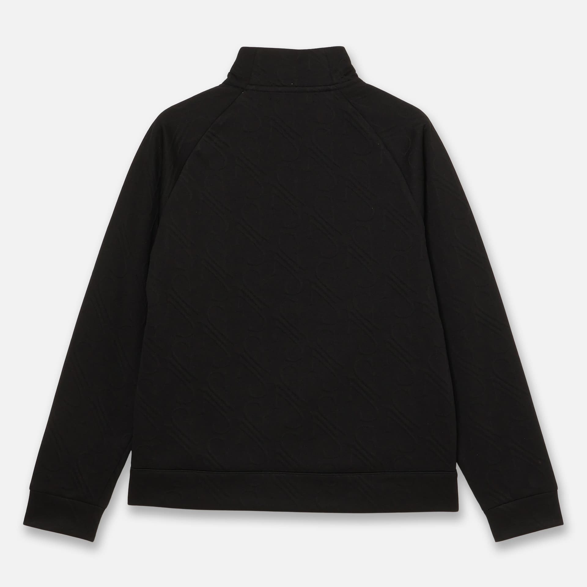 【Men's】ジャカード ハーフZIPモックネック